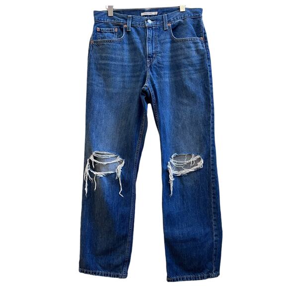 Levi’s Women’s Cotton Low Pro Busted Knees Jeans Size 31 Style A09640006 - Picture 4 of 13